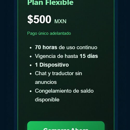 Plan Flexible (0 MXN)